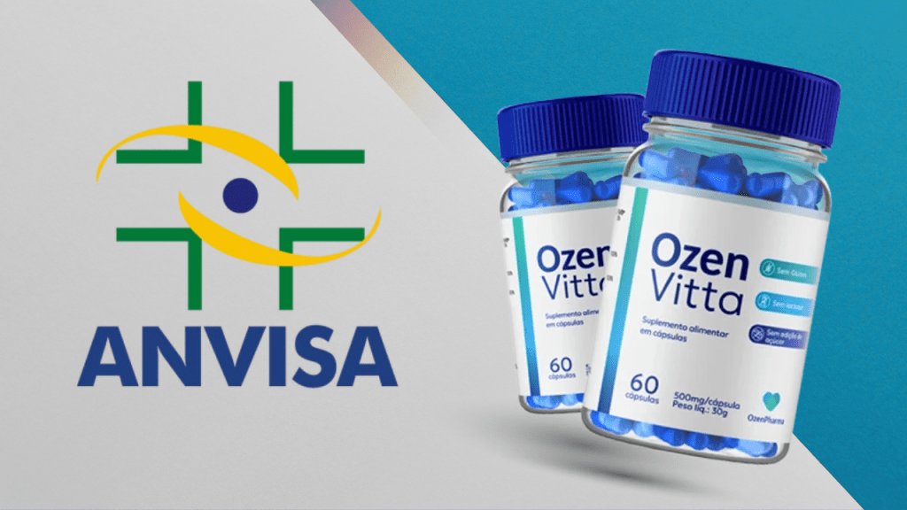 Ozenvitta - imagem com logo oficial de registro da ANVISA